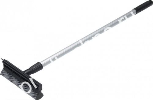 Скребок для стекла, со спонжем & Телескопическая ручка, 710 мм, черный цвет Vikan